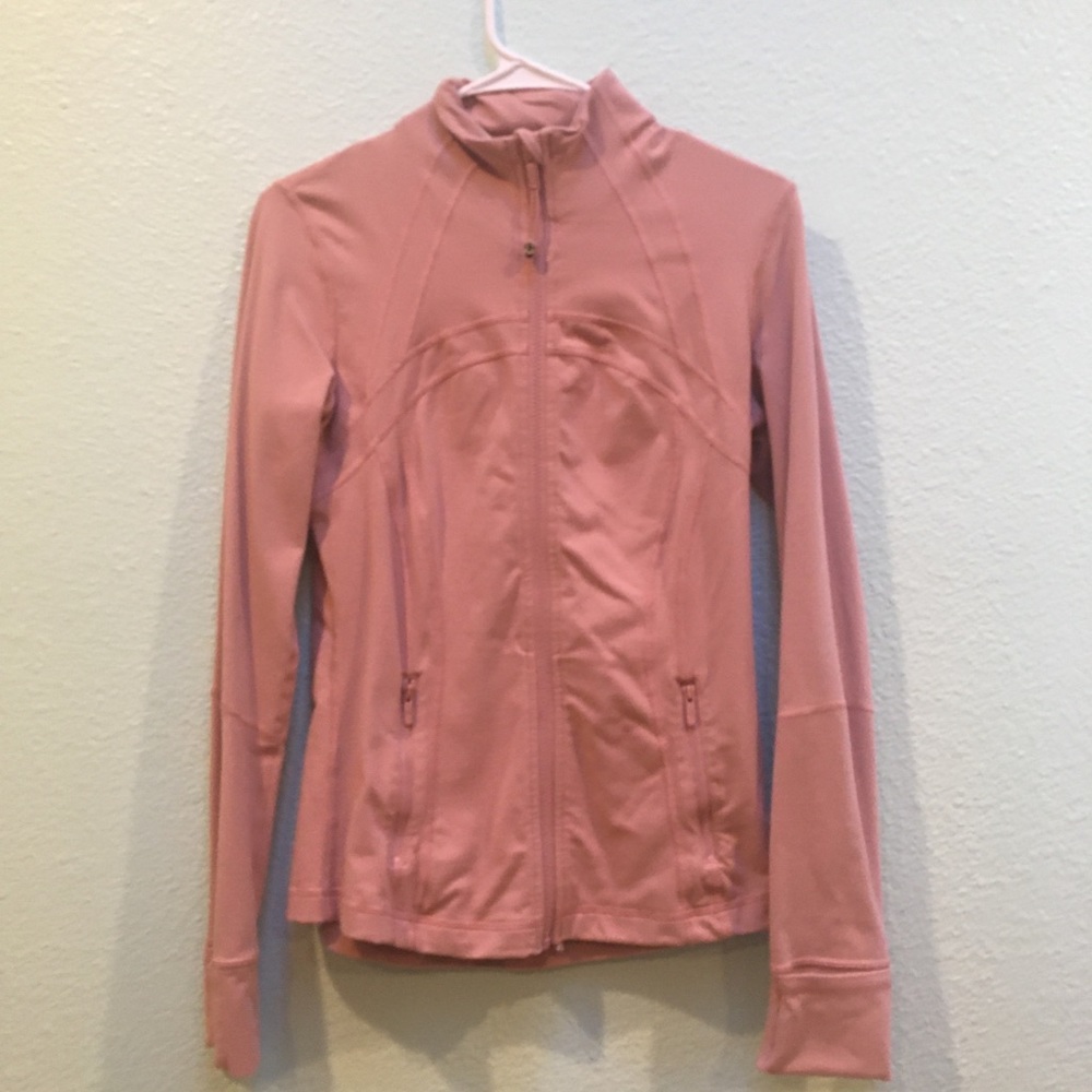 Pink Lululemon track jacket